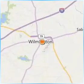 Wilmington College Location Map
